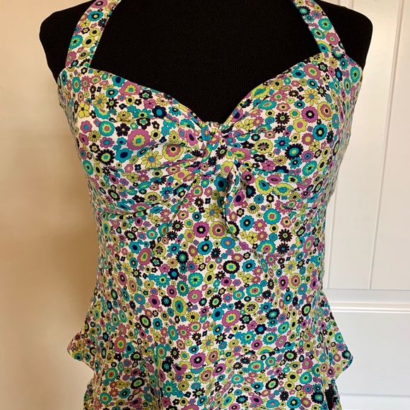Coco Rave 2 piece tankini swimsuit- XL - Picture 5 of 7